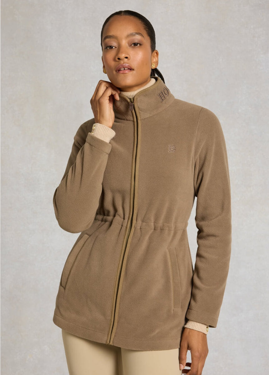 Holland Cooper Country Longline Fleece - Mocha