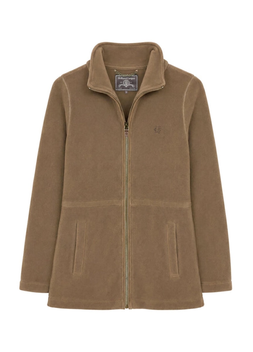 Holland Cooper Country Longline Fleece - Mocha