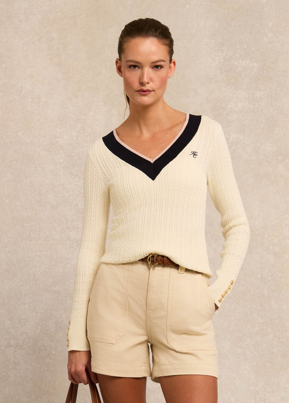 Holland Cooper Lucy Knit - Natural