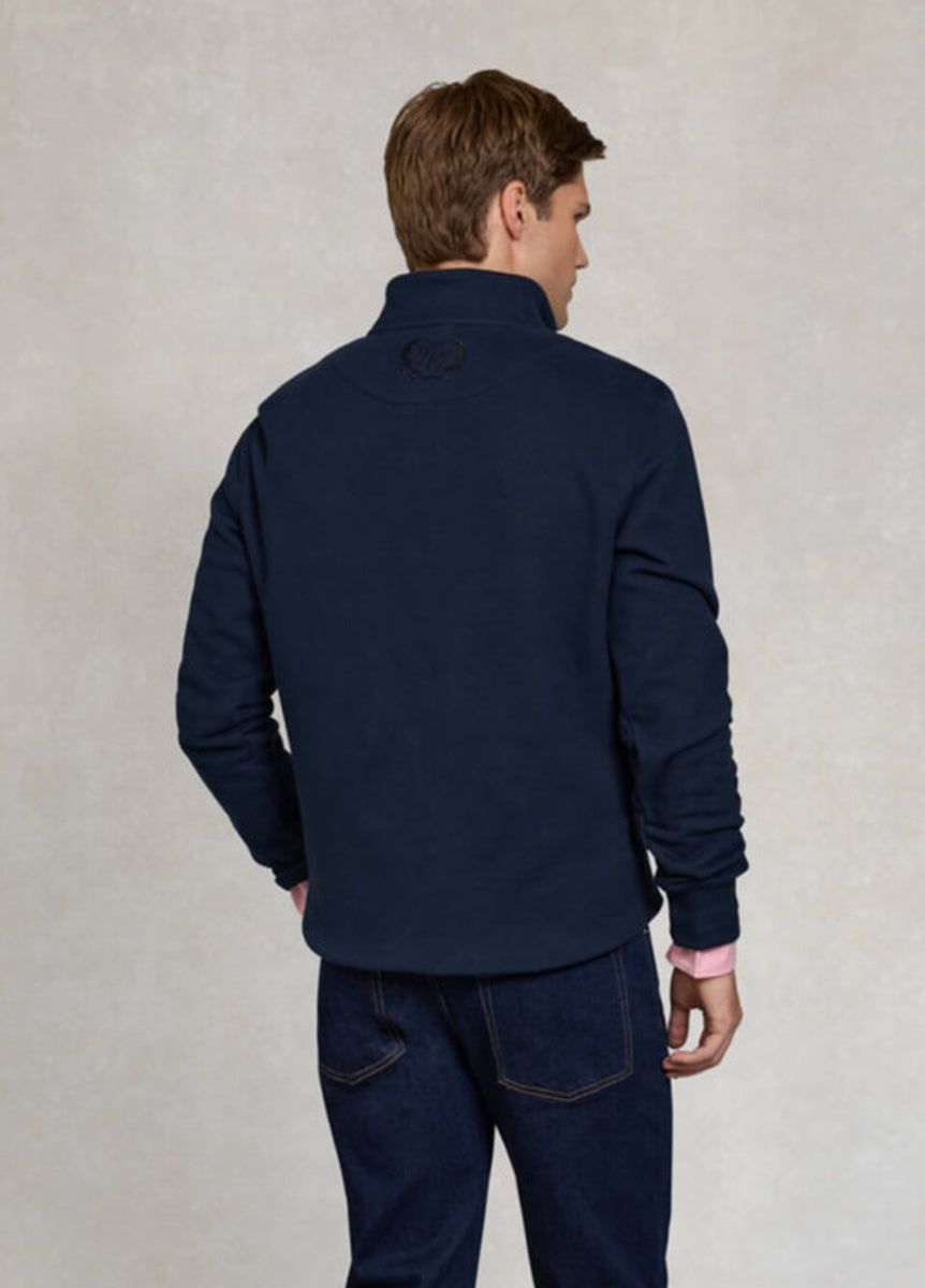 Holland Cooper Men's Quarter Zip Sweat - Ink Navy