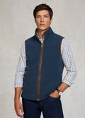 Holland Cooper Men's Country Fleece Gilet - Dusty Blue