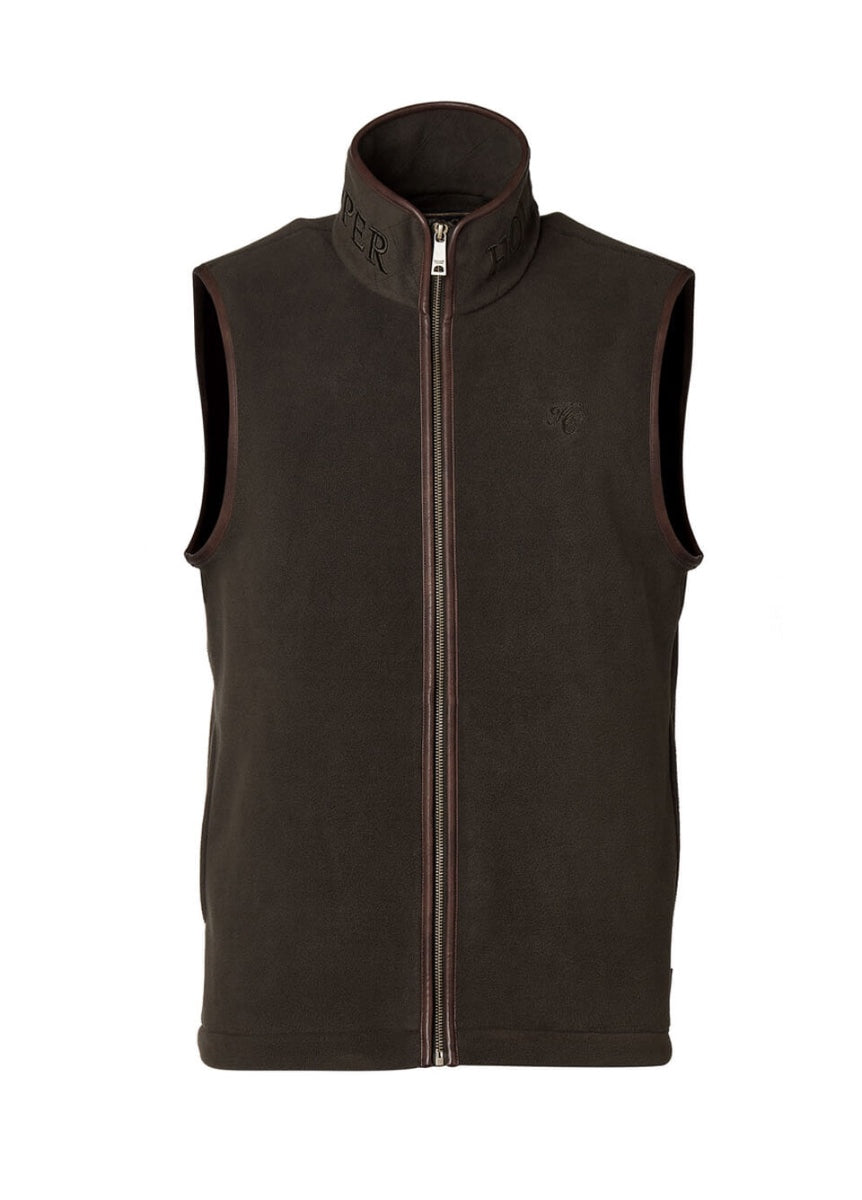 Holland Cooper Men's Country Fleece Gilet - Khaki