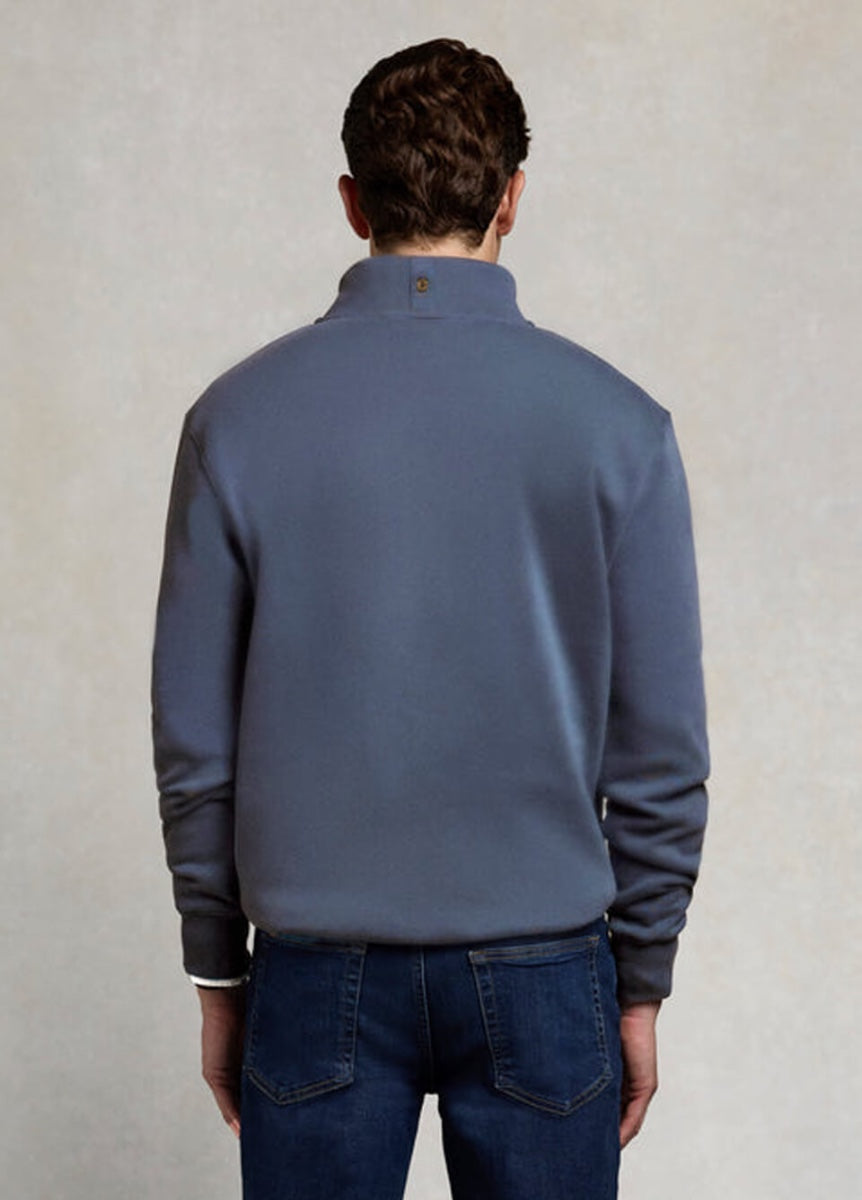 Holland Cooper Men's Classic Quarter Zip Sweat - Denim