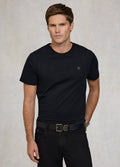 Holland Cooper Men's Crew Neck T-Shirt - Black