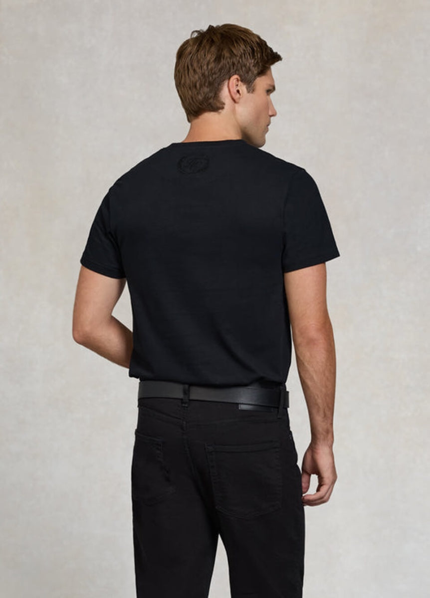 Holland Cooper Men's Crew Neck T-Shirt - Black