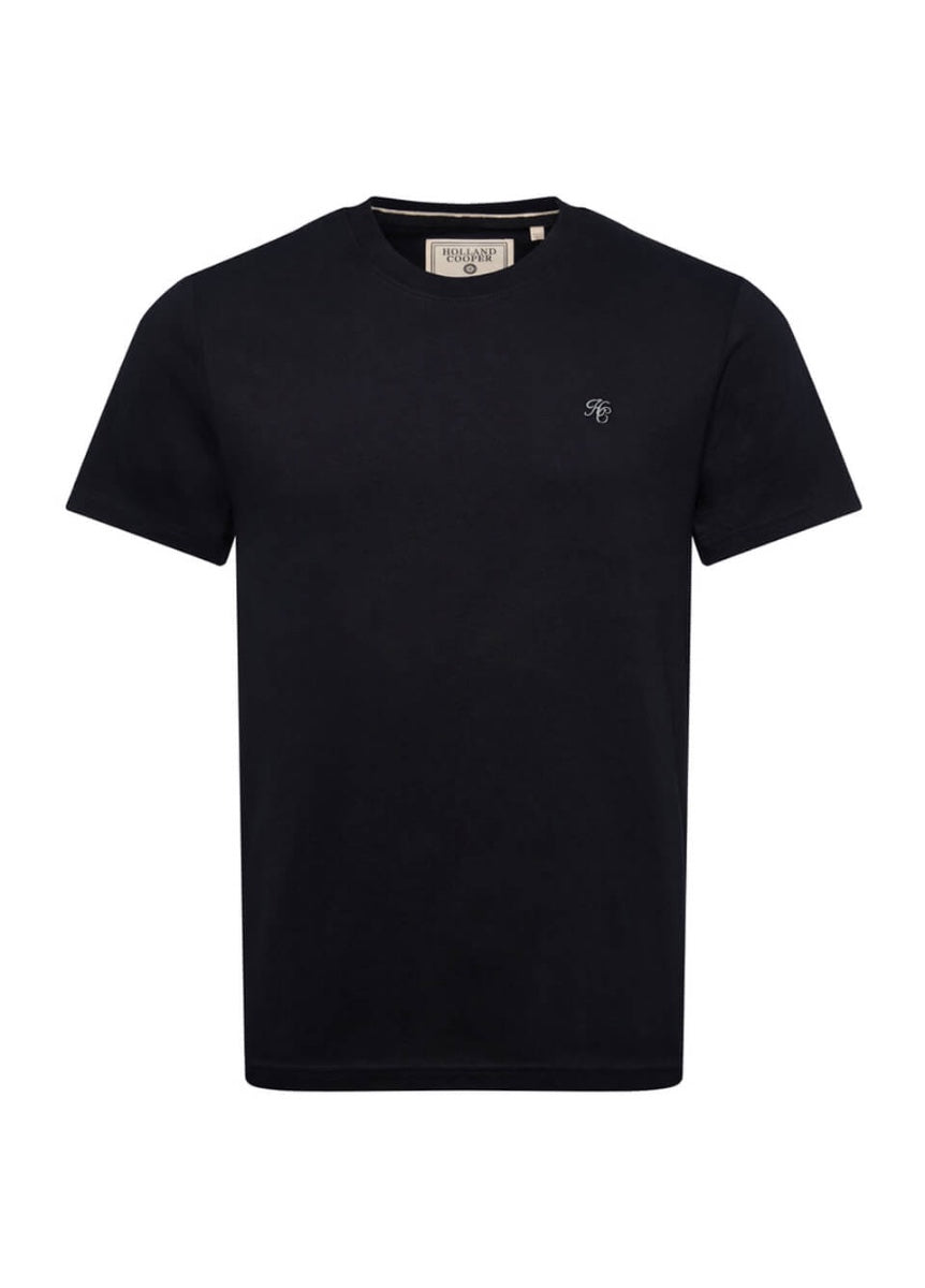 Holland Cooper Men's Crew Neck T-Shirt - Black