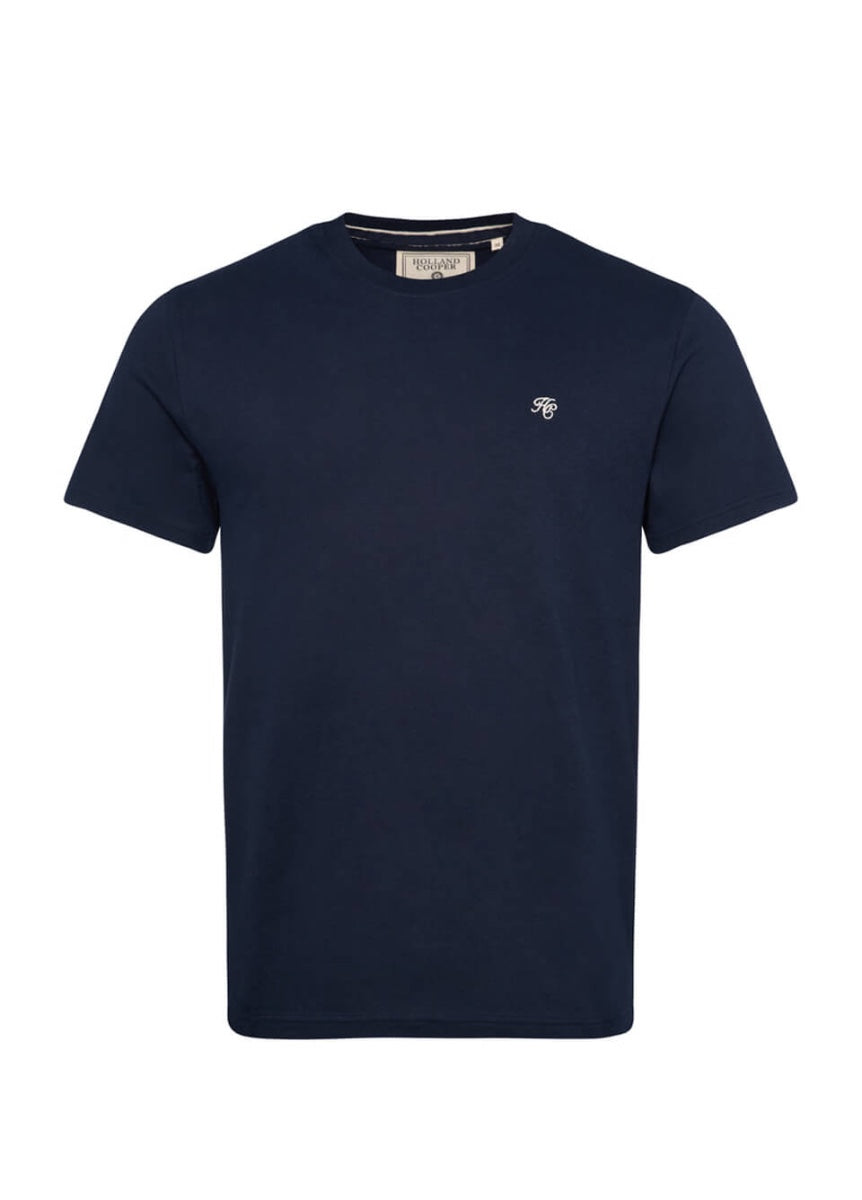Holland Cooper Men's Crew Neck T-Shirt - Ink Navy