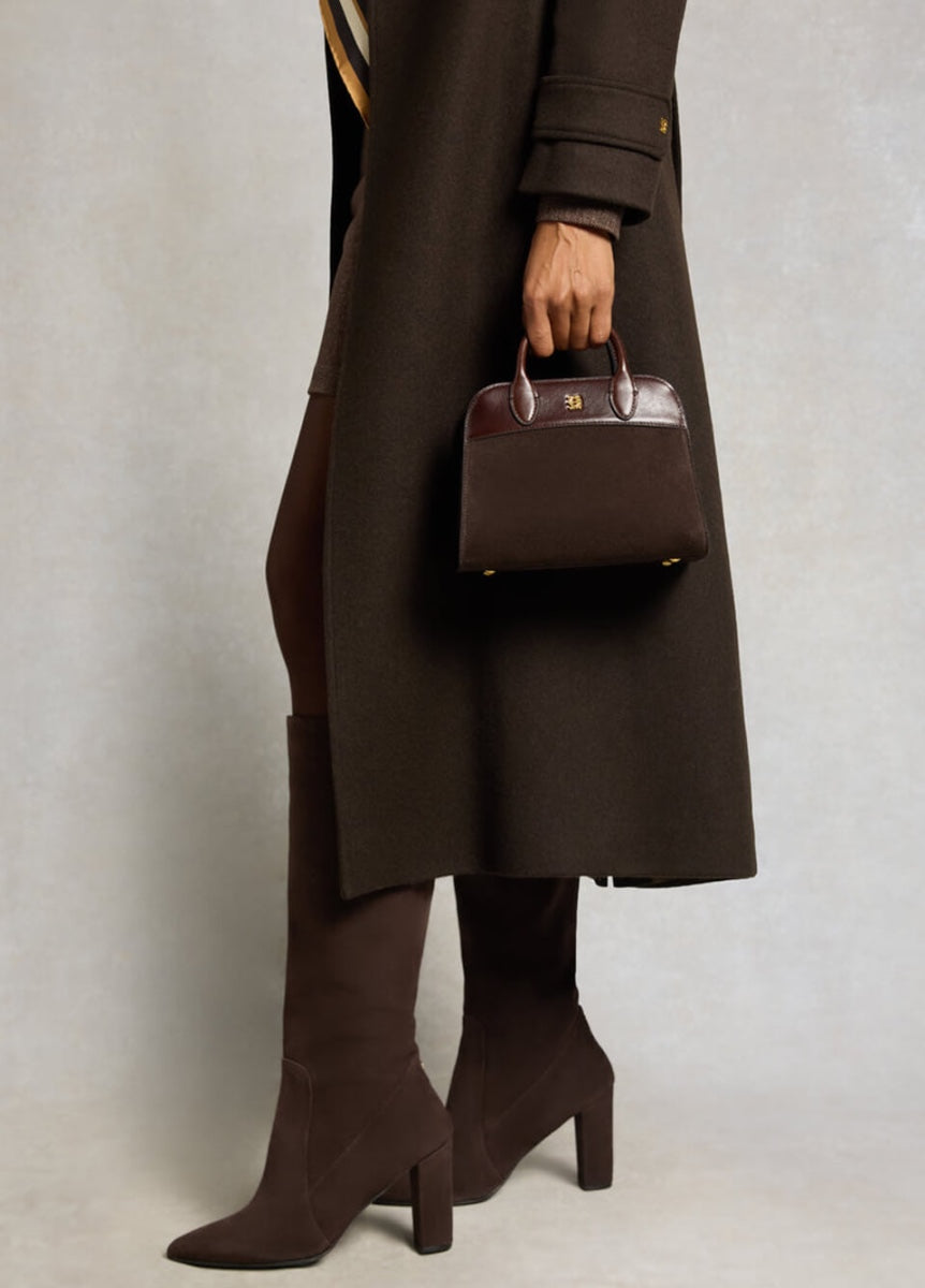 Holland Cooper Heritage Mini Tote - Walnut