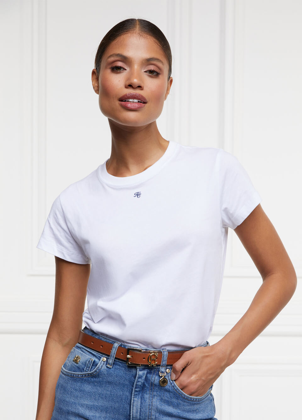Holland Cooper Monogram Tee - White