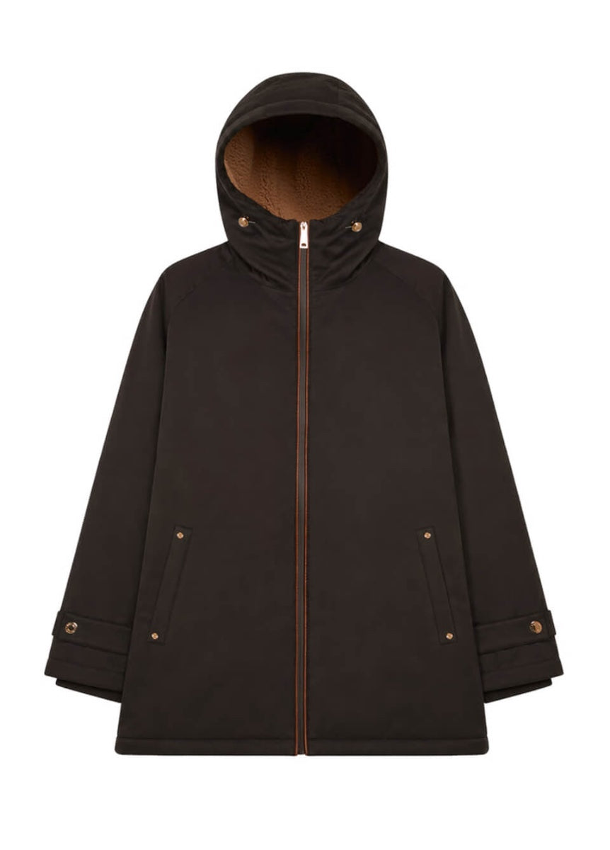 Holland Cooper One-Size Waterproof Jacket - Chocolate