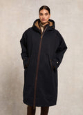Holland Cooper One-Size Waterproof Coat - Ink Navy