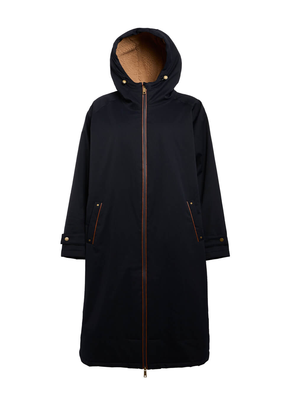 Holland Cooper One-Size Waterproof Coat - Ink Navy