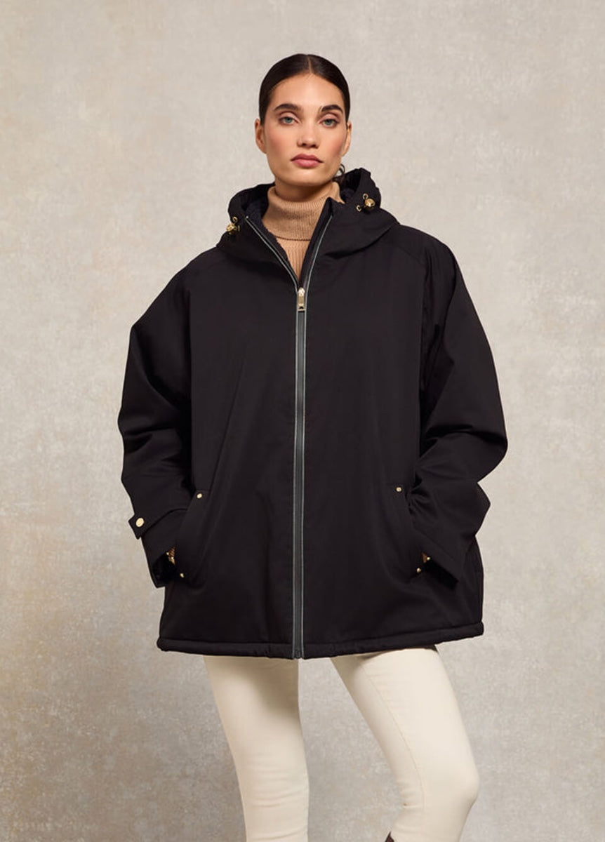 Holland Cooper One-Size Waterproof Jacket - Black