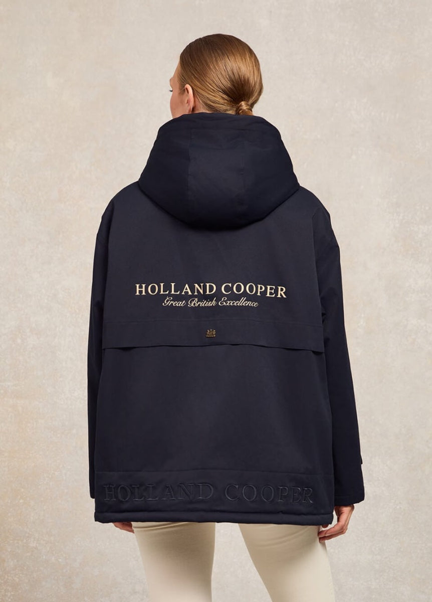 Holland Cooper One-Size Waterproof Jacket - Ink Navy