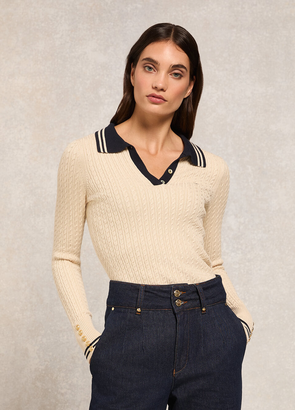 Holland Cooper Orla Knit - Almond