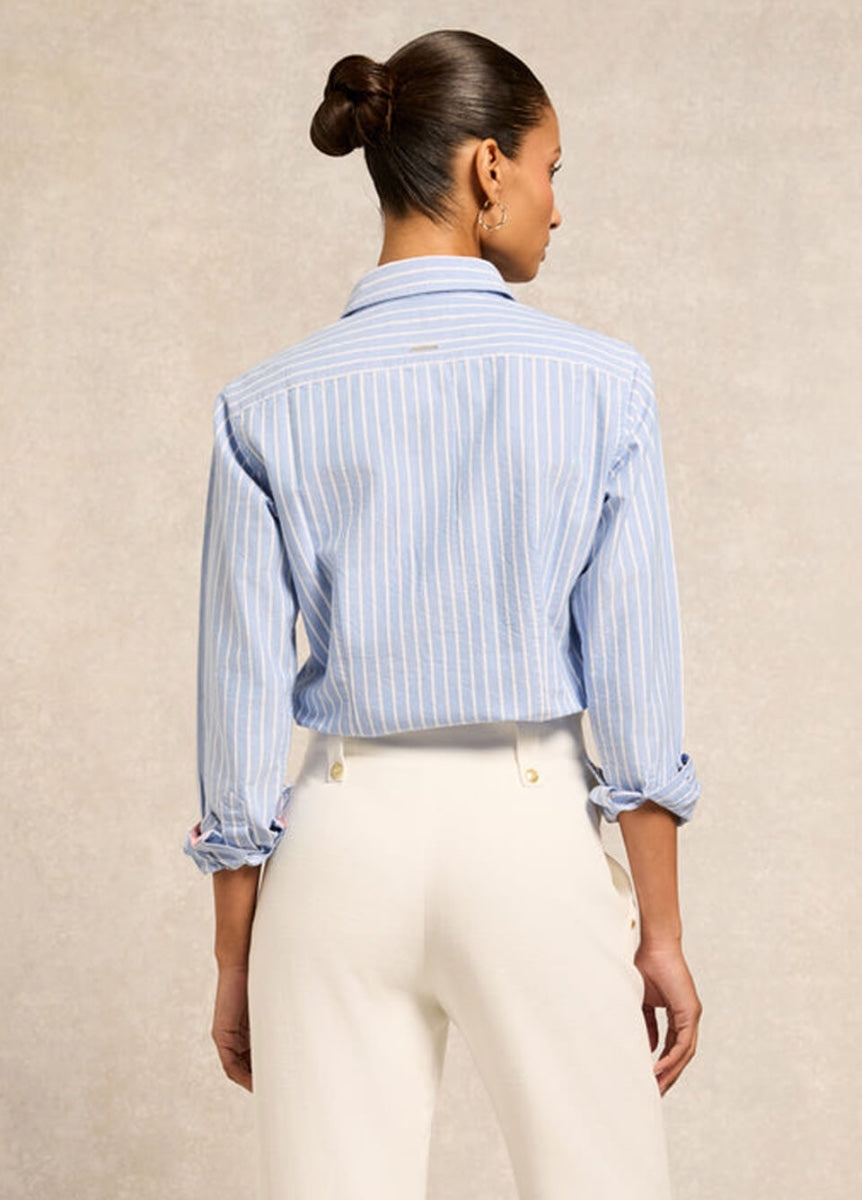 Holland Cooper Oxford Shirt - Sky Blue Stripe