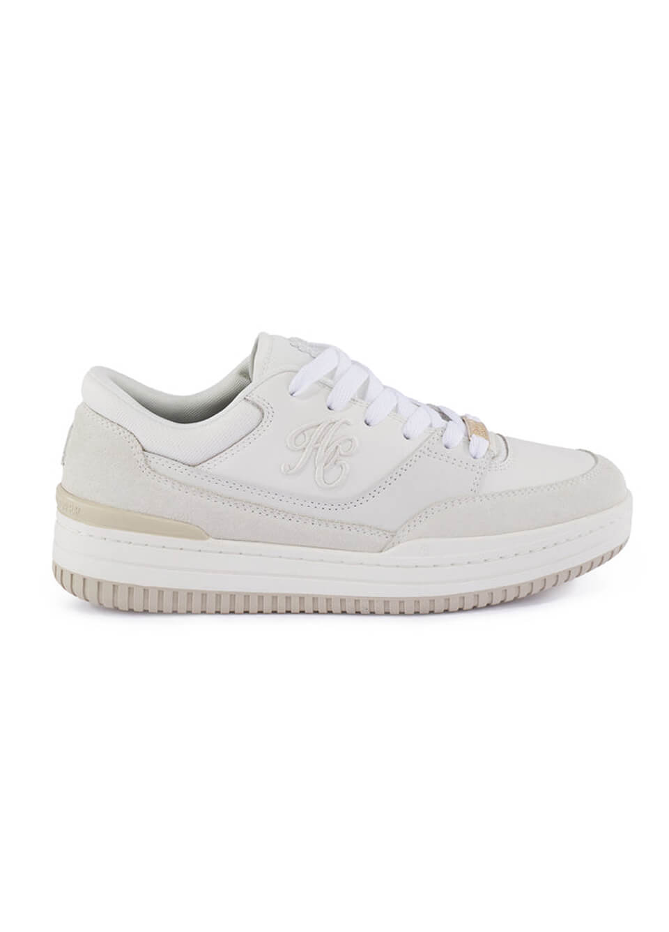Holland Cooper Retro Trainer - Off White