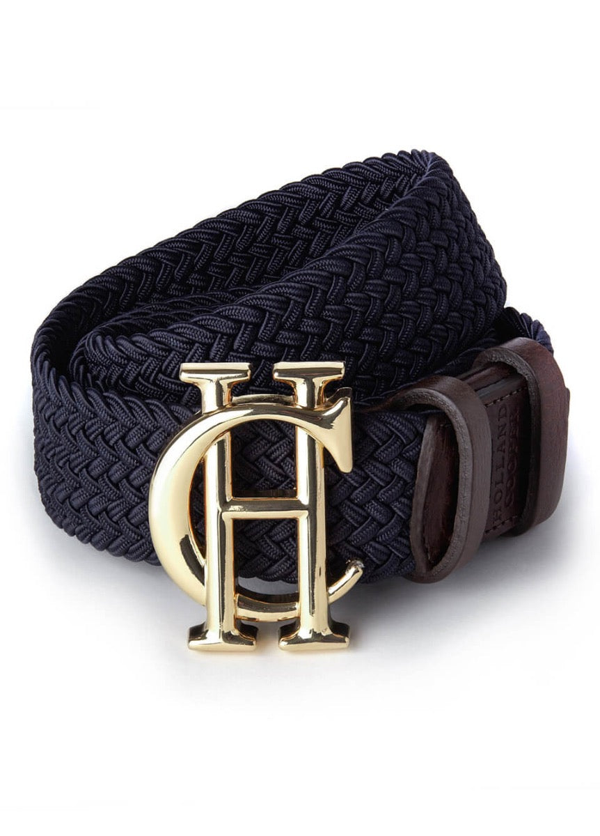 Holland Cooper Heritage Belt - Ink Navy