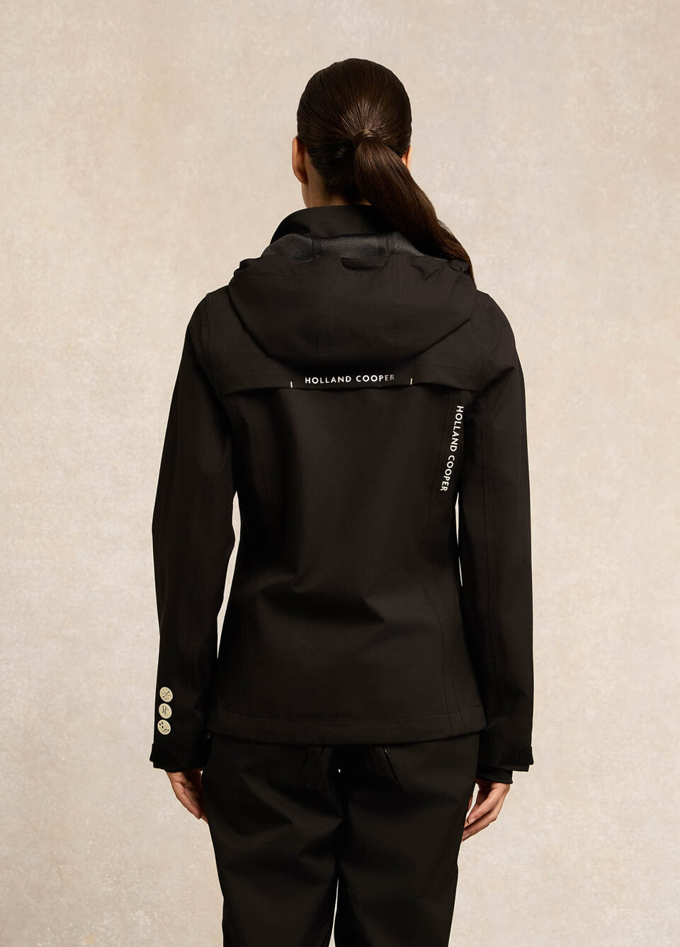 Holland Cooper Riding Shell Jacket - Black