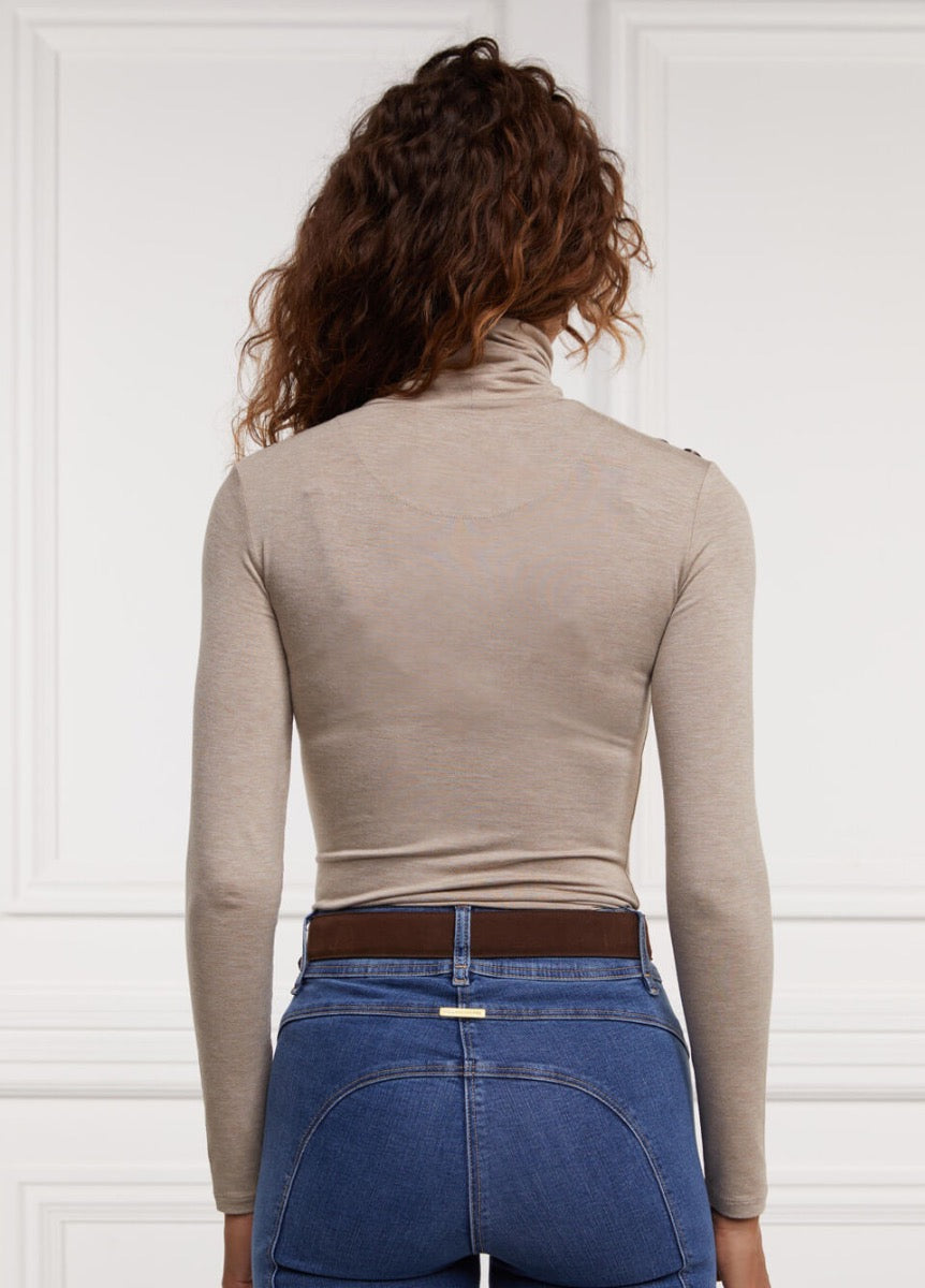 Holland Cooper Essential Roll Neck - Oatmeal