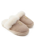 Holland Cooper Shearling Slipper - Oyster