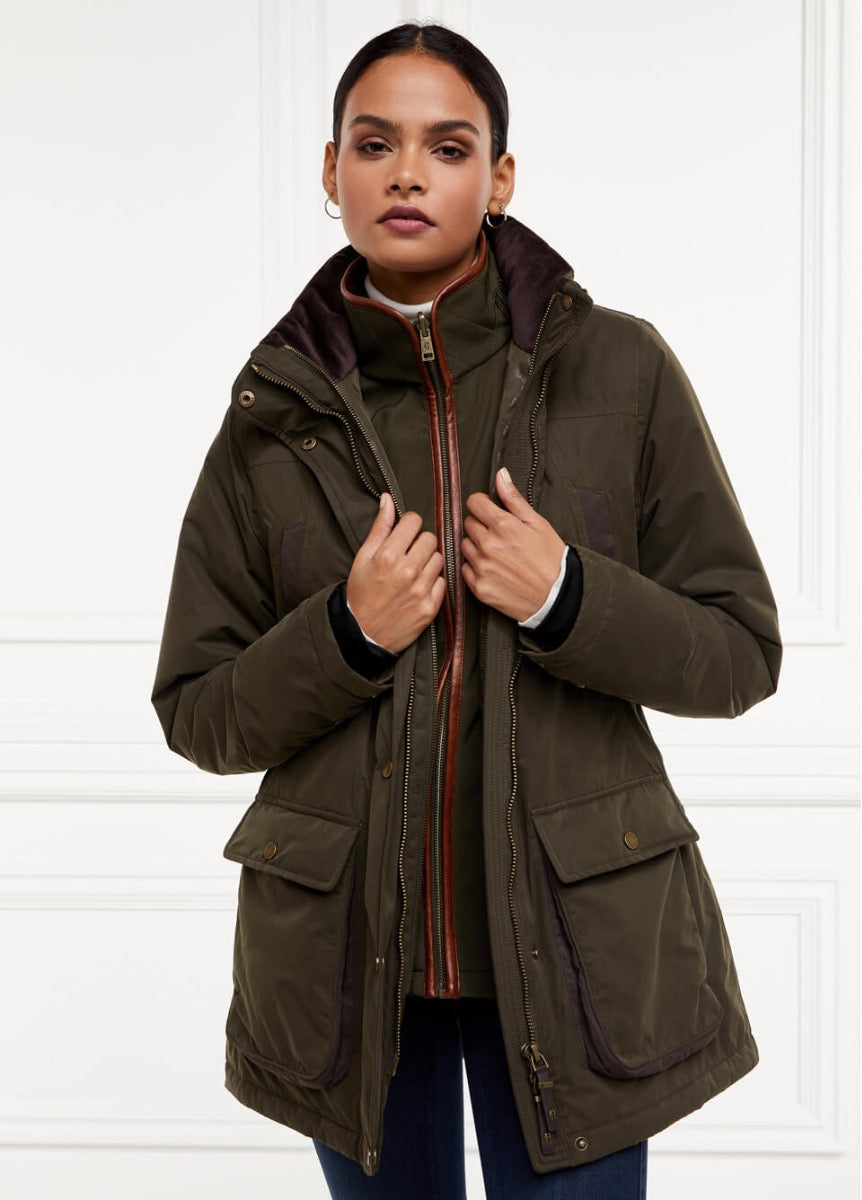 Holland Cooper Stamford Country Coat - Khaki