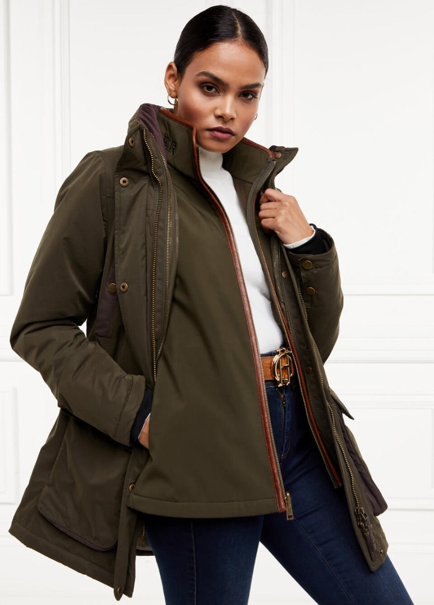 Holland Cooper Stamford Country Coat - Khaki