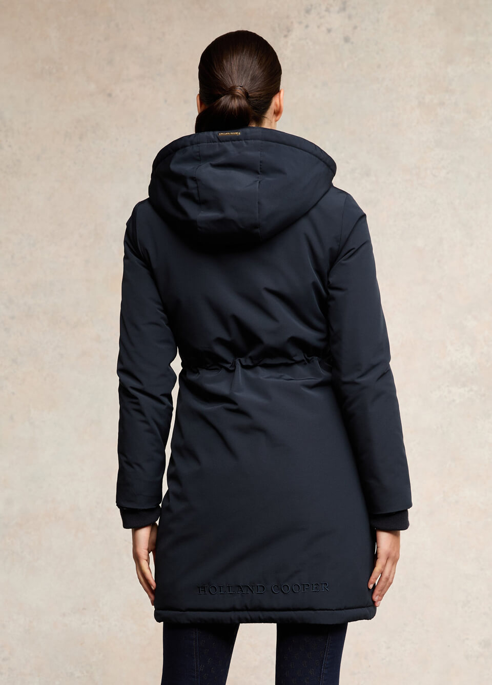 Holland Cooper Team Waterproof Coat - Ink Navy