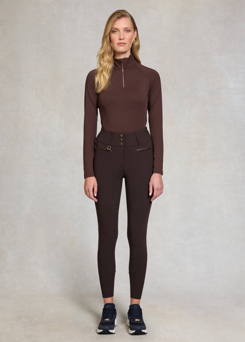 Holland Cooper Thermal Heritage Breeches - Chocolate
