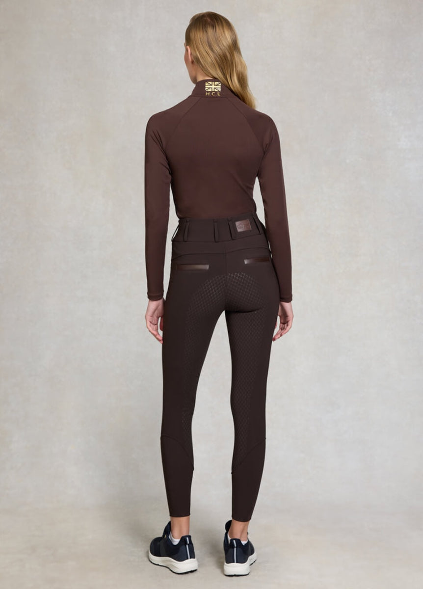 Holland Cooper Thermal Heritage Breeches - Chocolate