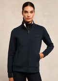 Holland Cooper Training Zip Through Sweat - Ink Navy