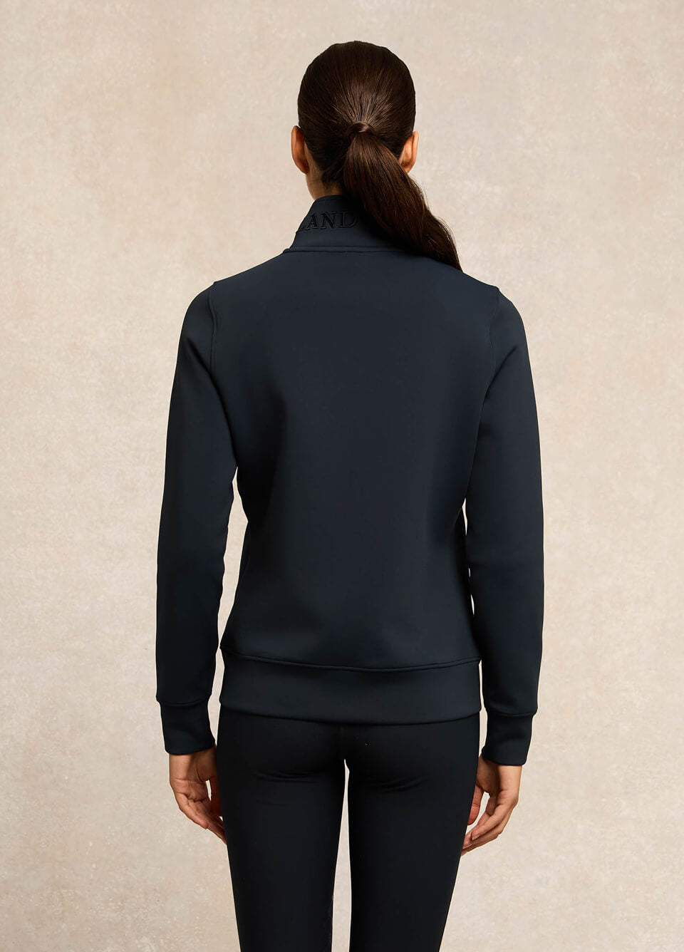 Holland Cooper Training Zip Through Sweat - Ink Navy
