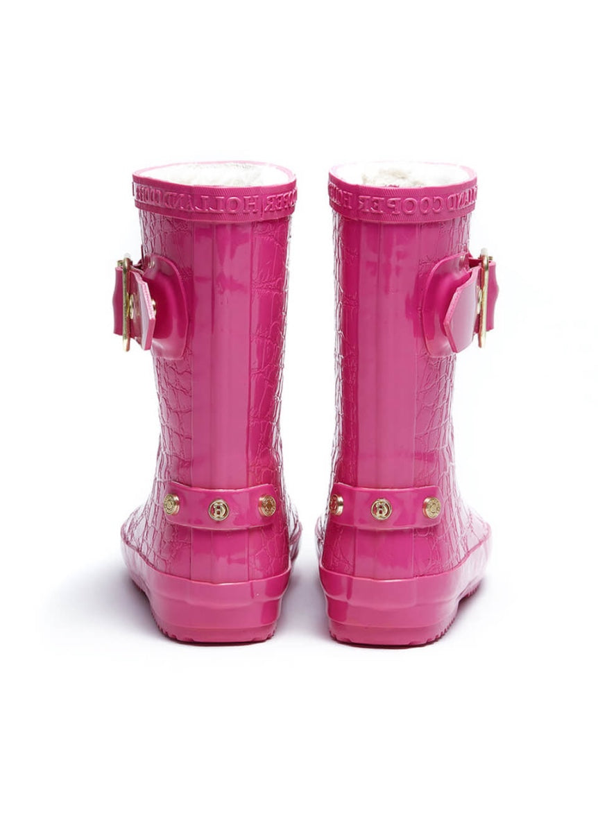Holland Cooper Little Wellie Toddler - Lollipop Pink