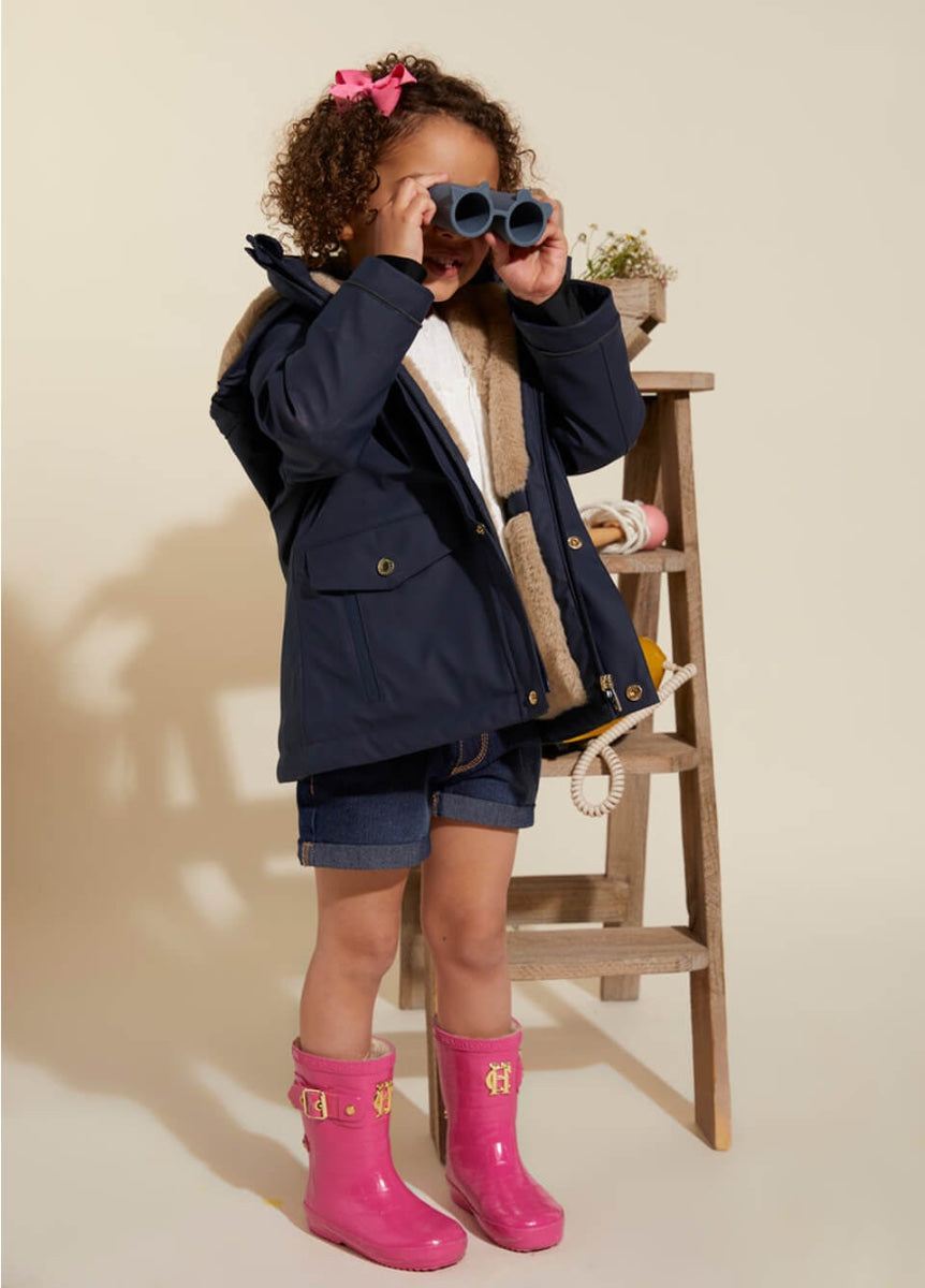 Holland Cooper Little Wellie Toddler - Lollipop Pink