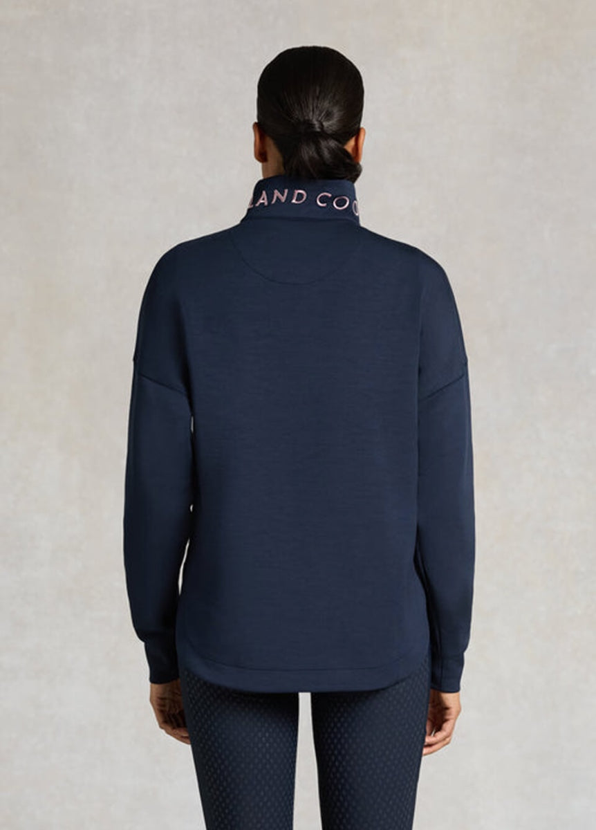 Holland Cooper Windsor Quarter Zip Sweat - Ink Navy