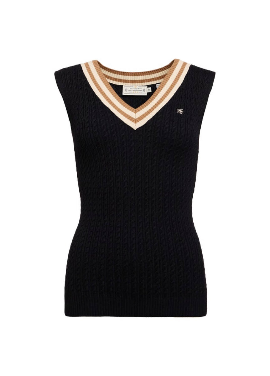Holland Cooper Zoe Sleeveless Tank - Ink Navy