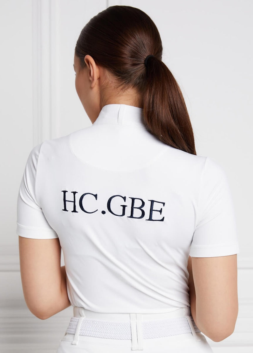 Holland Cooper Short Sleeve Show Shirt - White