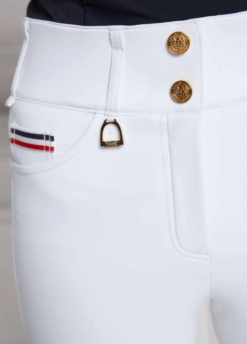 Holland Cooper Hickstead Breeches - White