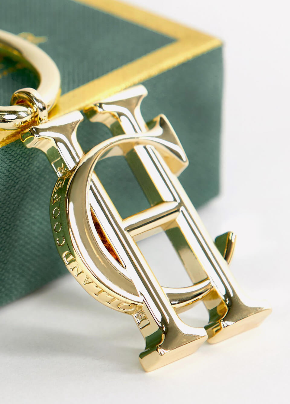 Holland Cooper HC Keyring - Gold