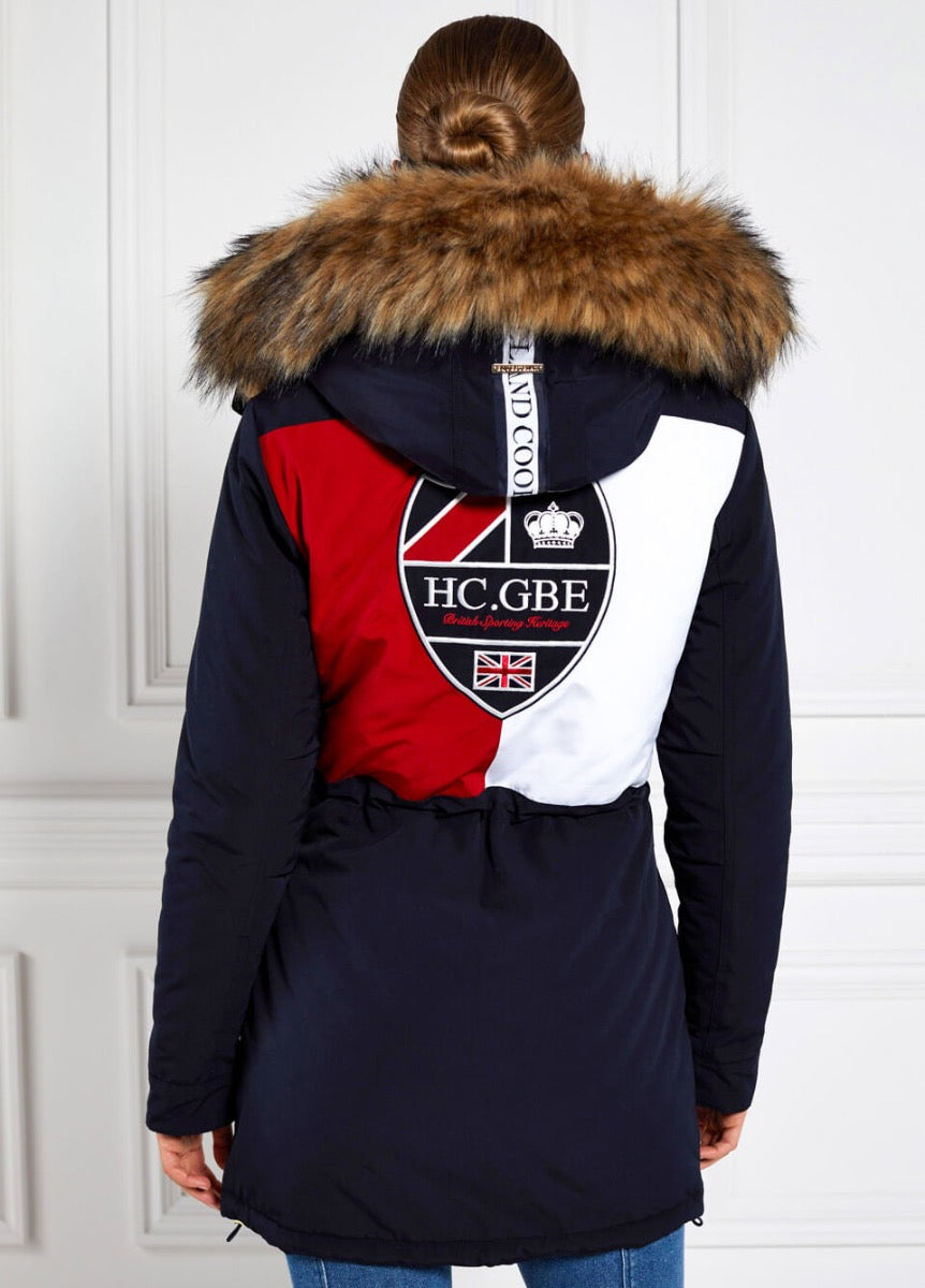 Holland Cooper Team Parka - Ink Navy