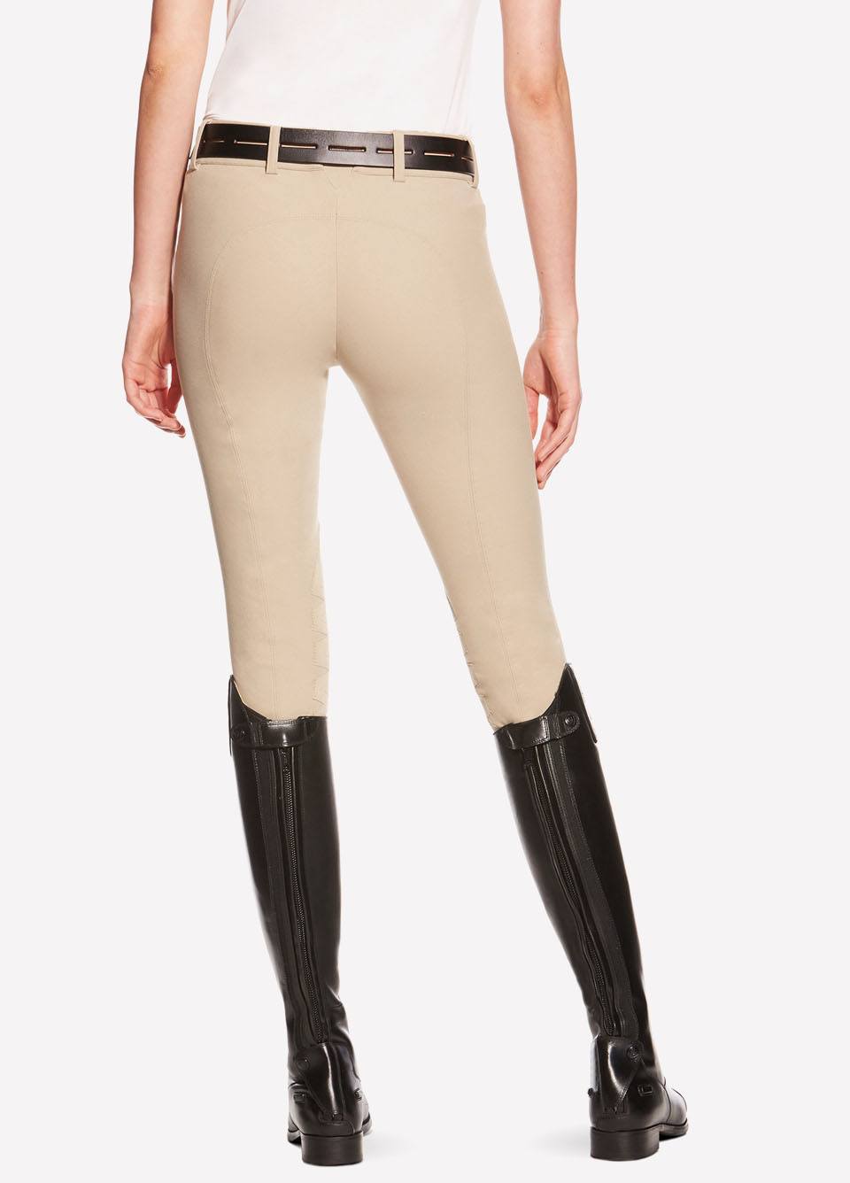 Ariat Ladies Heritage Elite Knee Patch Breeches - Tan