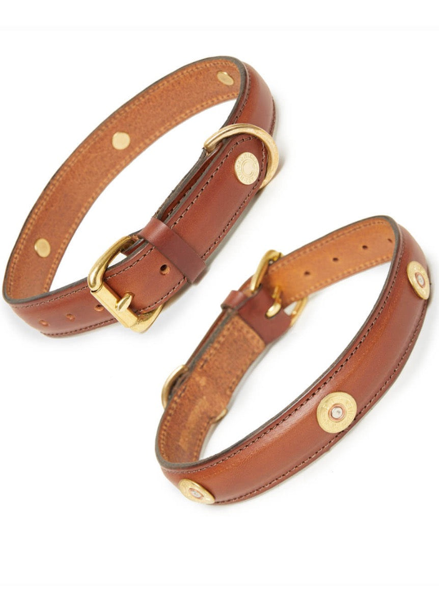 Hicks & Hides Laverton Field Dog Collar - Cognac