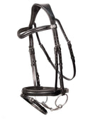 Henry James Comfort Flash Bridle - Black