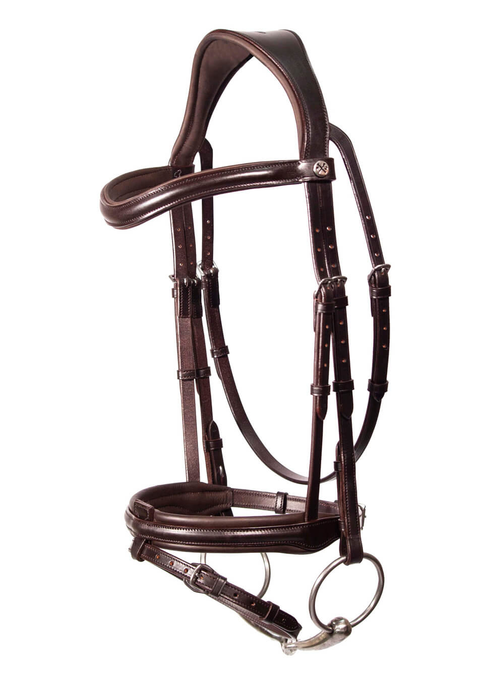 Henry James Comfort Flash Bridle - Havana