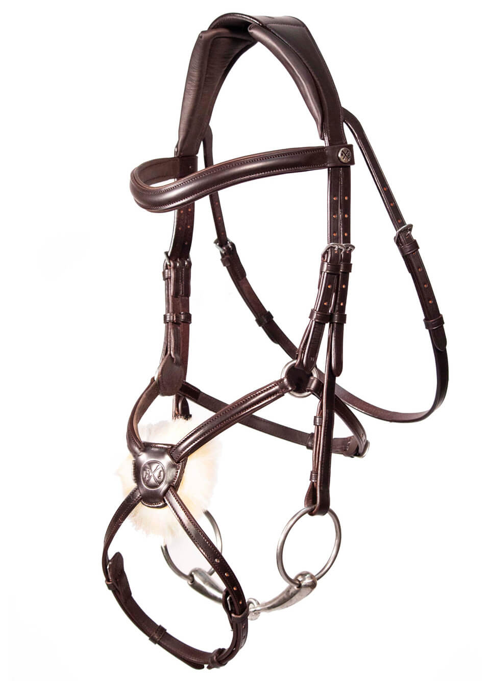 Henry James Mexican Grackle Bridle - Havana