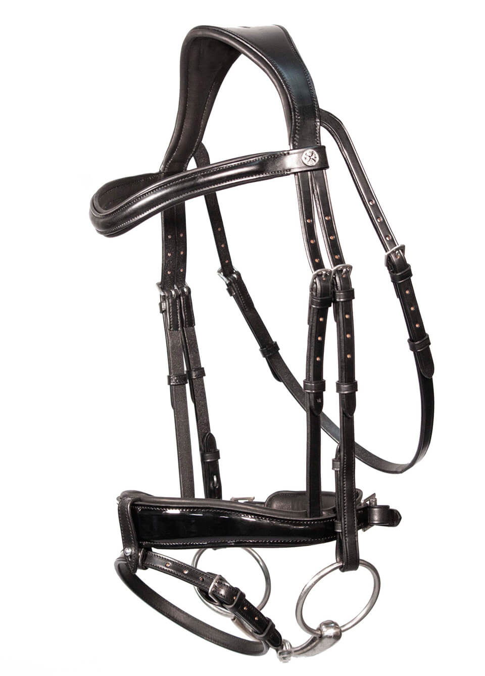 Henry James Patent Dressage Bridle - Black