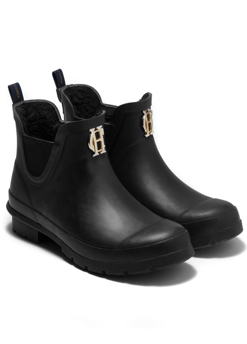Holland Cooper Rubber Chelsea Boot - Black