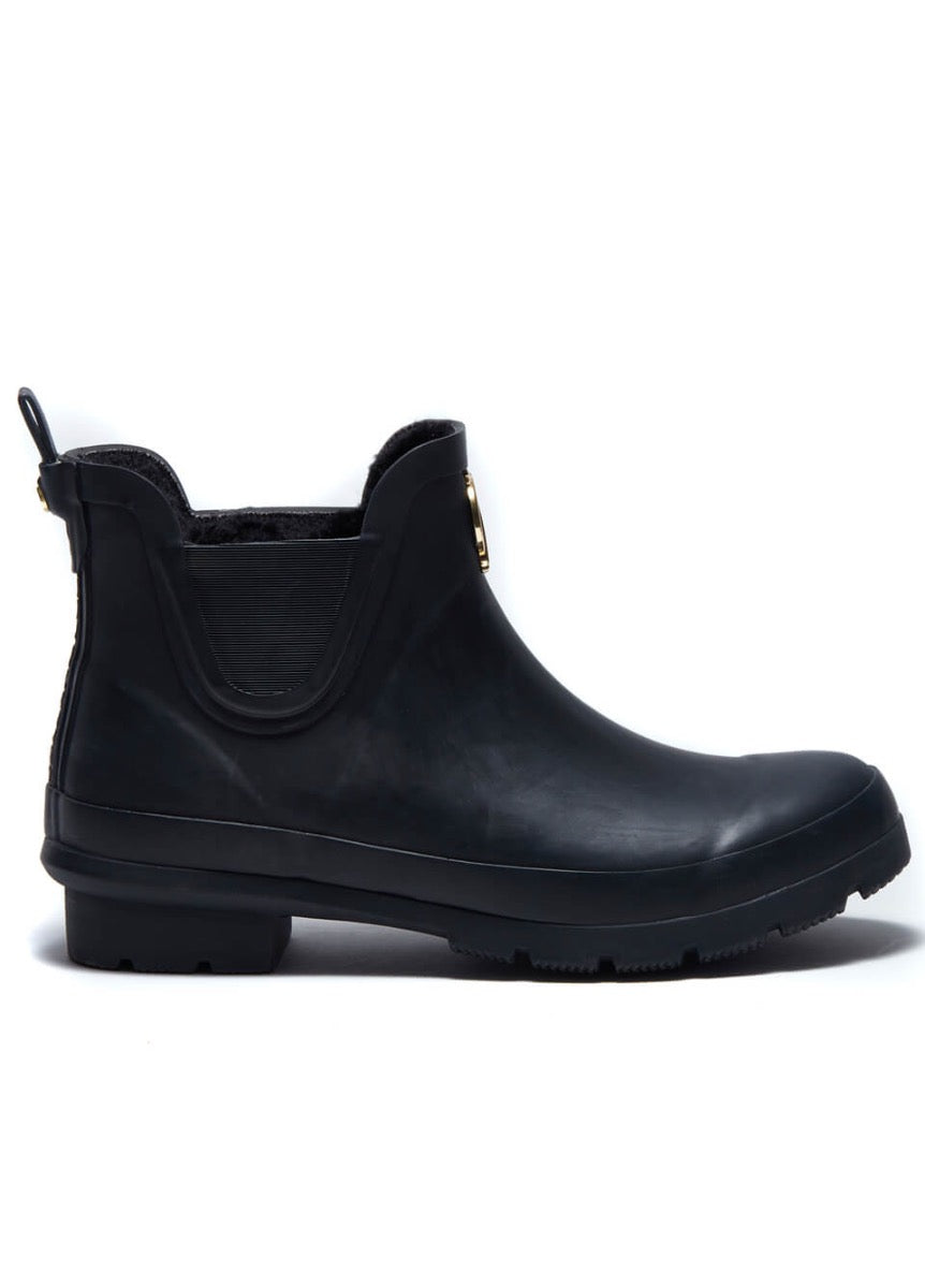 Holland Cooper Rubber Chelsea Boot - Black