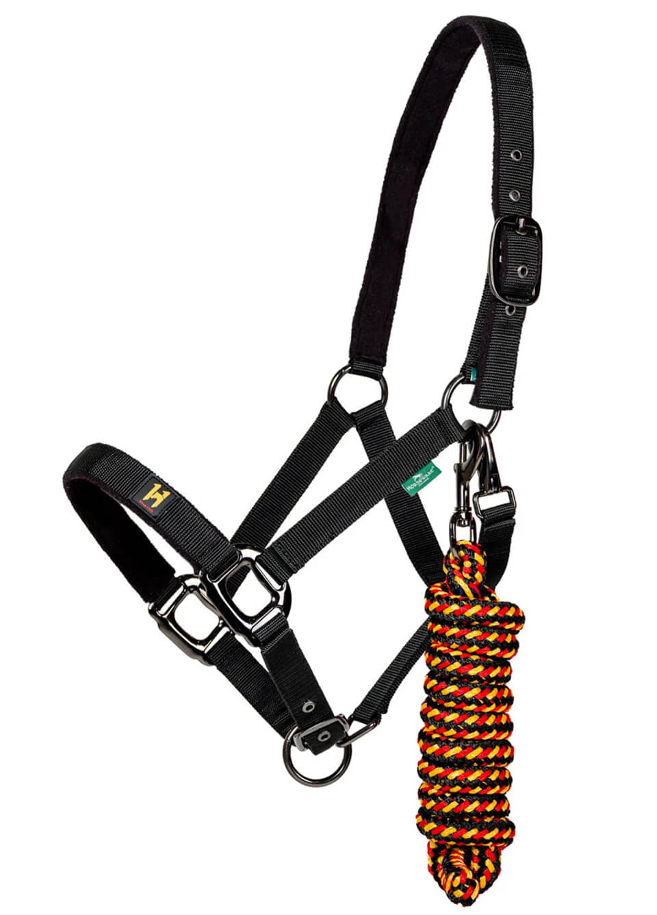 Horseware Newmarket Headcollar & Leadrope - Witney Gold