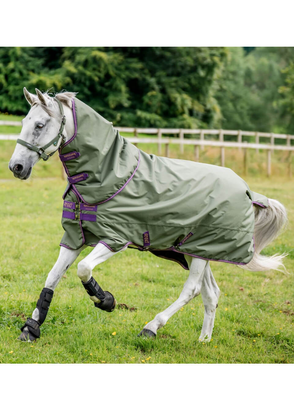 Amigo Hero Ripstop Lite Plus Turnout 100g - Bramble/Winterberry